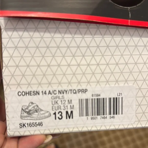 NWT - Size 13 Little Girls Sneakers - Picture 2 of 3